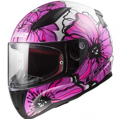 KASK MOTOCYKLOWY LS2 RAPID II FF353 POPPIES 